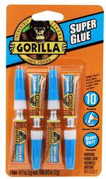 GORILLA Gorilla 105800 Super Glue, Liquid, Translucide, 3 g Tube PAINT GORILLA