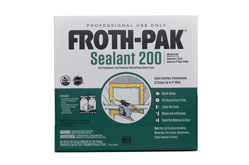 FROTH-PAK Froth-Pak 12031949 Foam Sealant Kit, 30 s Functional Cure