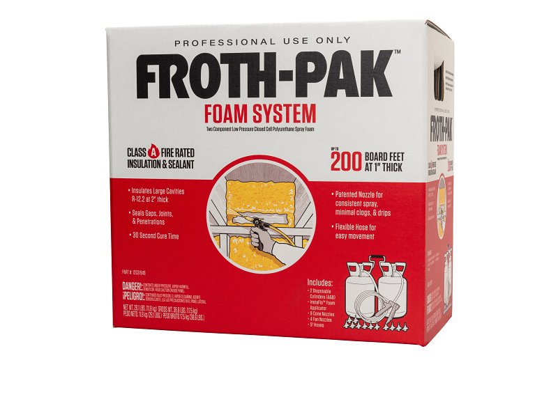FROTH-PAK Froth-Pak 12031949 Foam Sealant Kit, 30 s Functional Cure PAINT FROTH-PAK