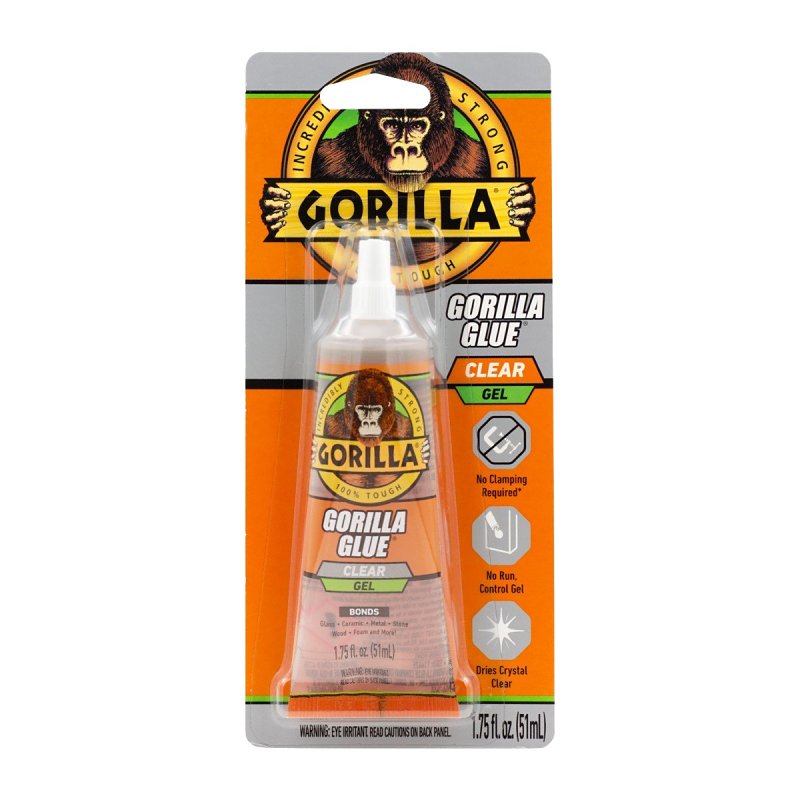 GORILLA GLUE Gorilla 113455 All-Purpose Glue, Clear, 1.75 oz Tube