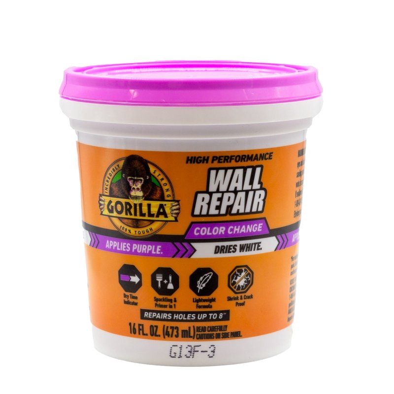 GORILLA GLUE Gorilla 116568 High-Performance Wall Repair, 16 oz
