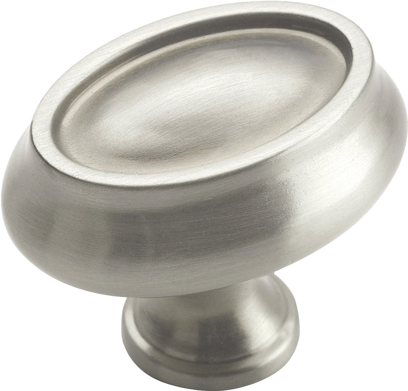 AMEROCK Amerock BP26127G10 Cabinet Knob, 1-3/16 in Projection, Traditional, Zinc, Satin Nickel HARDWARE & FARM SUPPLIES AMEROCK