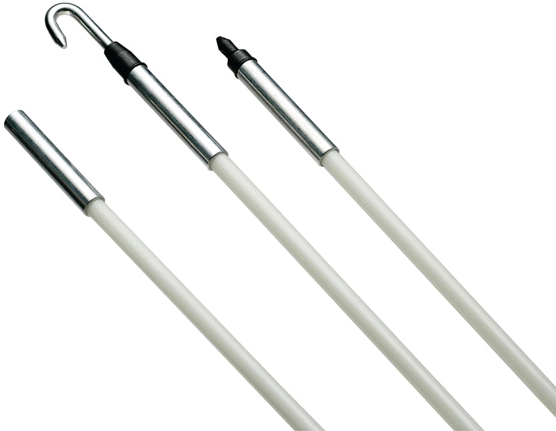 GB Gardner Bender FTX-15GL Fish Stick, 5 Rods, 3 ft L each, 15ft OAL, Fiberglass, White ELECTRICAL GB