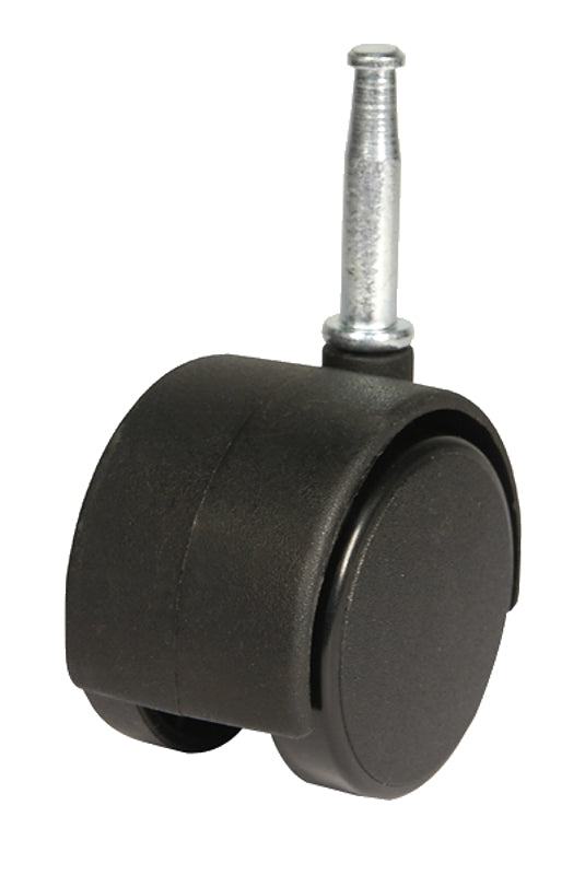 DH CASTERS Dh Casters C-T15S1BK Swivel Caster, Stem and Socket Mounting, 1-3/4 in H Dimensions, 1-1/2 in Dia Wheel, Plastic Wheel HARDWARE & FARM SUPPLIES DH CASTERS