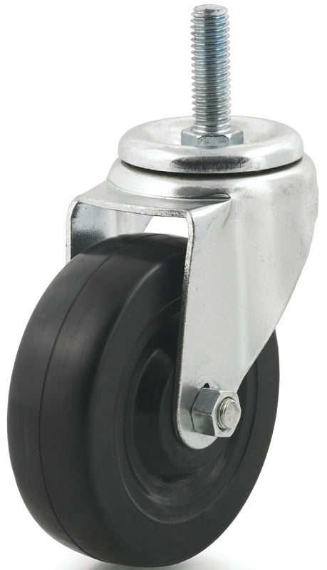 DH CASTERS Dh Casters C-LM3T3RS Swivel Caster, 3 in Dia Wheel, 1-1/4 in W Wheel, Rubber Wheel, 220 lb HARDWARE & FARM SUPPLIES DH CASTERS