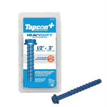 ITW BRANDS - TAPCON Tapcon+ 11447 Heavy-Duty Anchor, 1/2 in Dia, 3 in L, Steel HARDWARE & FARM SUPPLIES ITW BRANDS - TAPCON