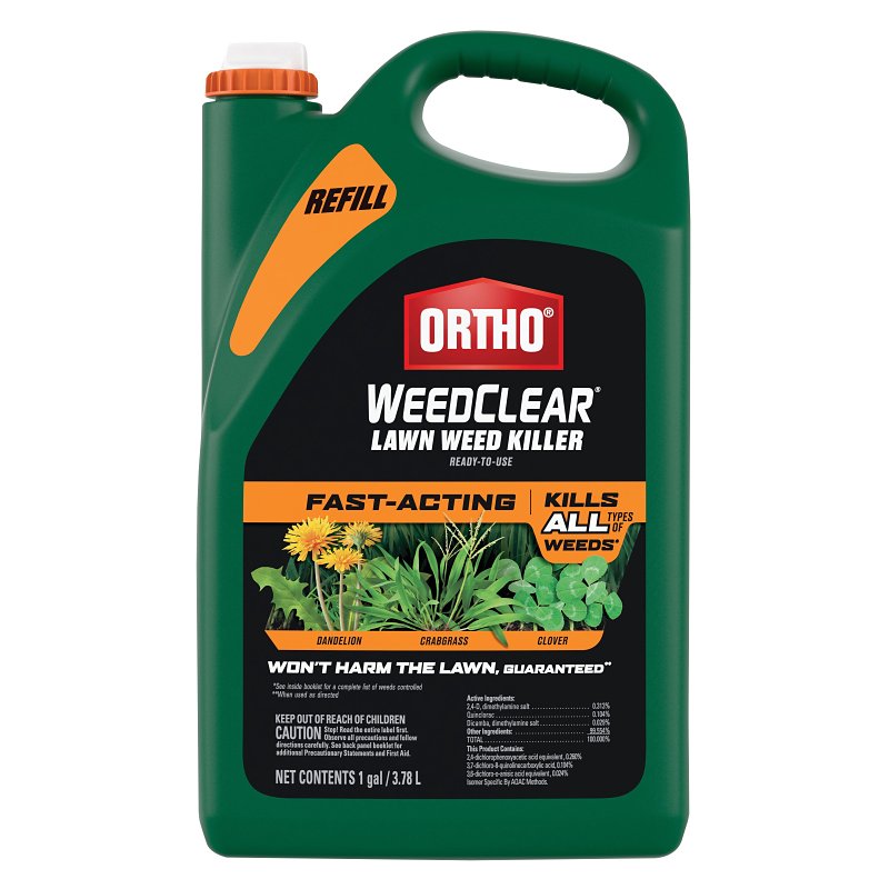 ORTHO Ortho WeedClear Series 4659605 Lawn Weed Killer Refill, Liquid, Spray Application, 1.33 gal LAWN & GARDEN ORTHO