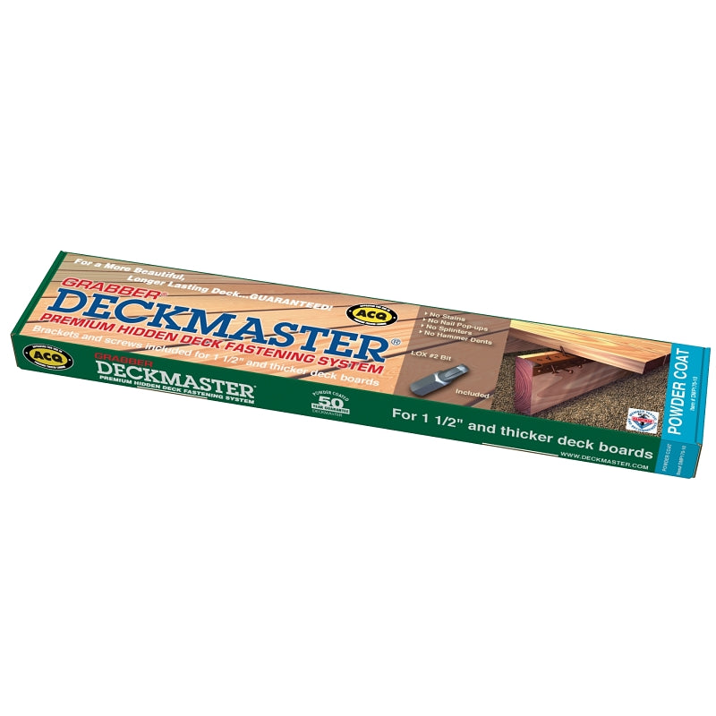 GRABBER CONSTRUCTION Grabber Construction Deckmaster Series DMP175-10 Hidden Bracket, For: 2x Decking Grabbergard Brackets HARDWARE & FARM SUPPLIES GRABBER CONSTRUCTION