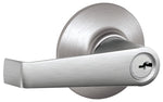 SCHLAGE LOCK Schlage Elan Series F51A CSVELA626 Entry Lever, Mechanical Lock, Satin Chrome, Metal, Residential, 2 Grade