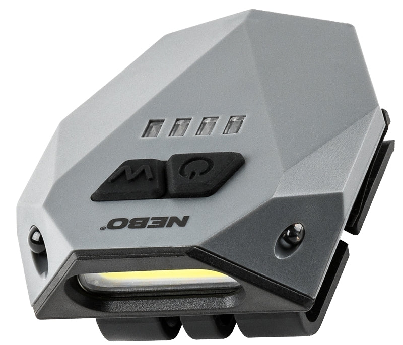 NEBO Nebo EINSTEIN NEB-HLP-0004 Cap Light, 500 mAh, Lithium-Ion Battery, LED Lamp, 50, 52 ft Beam Distance, 2.83 hr Run Time ELECTRICAL NEBO