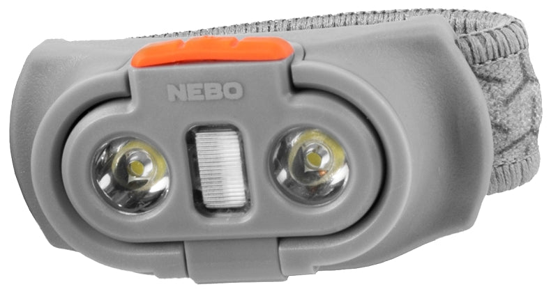 NEBO Nebo EINSTEIN NEB-HLP-0006 Headlamp, AAA Battery, Alkaline Battery, LED Lamp, 500, 262 ft Beam Distance, Black