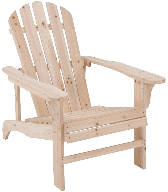 PANACEA PRODUCTS CORP Seasonal Trends JN-16N Adirondack Chair, 5-1/4 in W, 20-1/2 in D, 36-3/4 in H, Cypress Seat, Cypress Frame