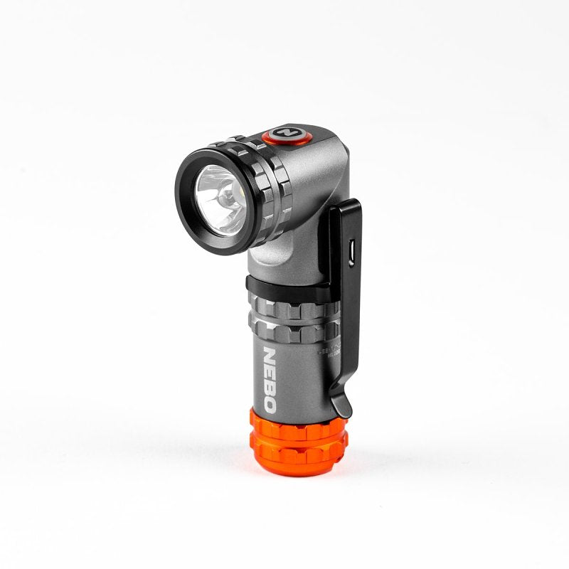 NEBO Nebo FRANKLIN NEB-FLT-1023 Flashlight, 700 mAh, Lithium-Ion, Rechargeable Battery, 240, 60, 600 Lumens, Black