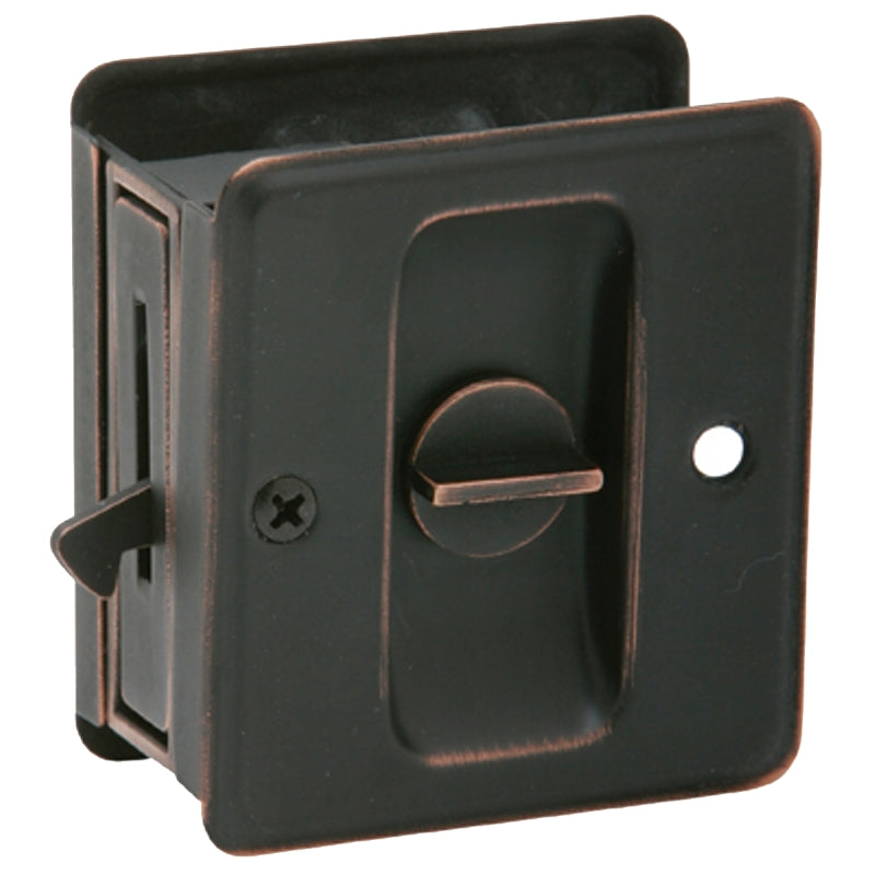 SCHLAGE BUILDERS HARDWARE Schlage SC991B-716 Privacy, Metal, Aged Bronze