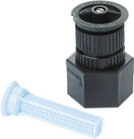 RAINBIRD Rain Bird A17AP Shrubbery Spray Nozzle, 0.65 to 0.92 gpm, 1/2 in Connection, FNPT, Plastic, 15 ft, Black LAWN & GARDEN RAINBIRD