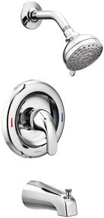 MOEN Moen Adler Series L82694EP Tub and Shower Faucet, Standard Showerhead, 2 gpm Showerhead, 2-Spray Setting, 1-Handle PLUMBING, HEATING & VENTILATION MOEN