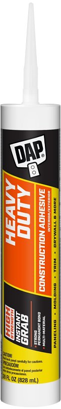DAP DAP DYNAGRIP 27510 Construction Adhesive, Off-White, 28 oz Cartridge