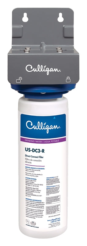 CULLIGAN SALES Culligan US-DC3 Direct Connect Filter, 4750 gal, 1.5 gpm, White, Advanced Filtration
