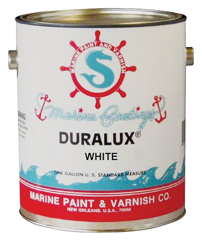 DURALUX Duralux M720-1 Marine Enamel, Gloss, White, 1 gal Can AUTOMOTIVE DURALUX