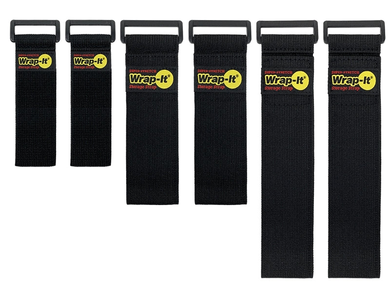 WRAP IT STORAGE Wrap-It Storage 706-928B Super Stretch Storage Strap, Assorted ELECTRICAL WRAP IT STORAGE