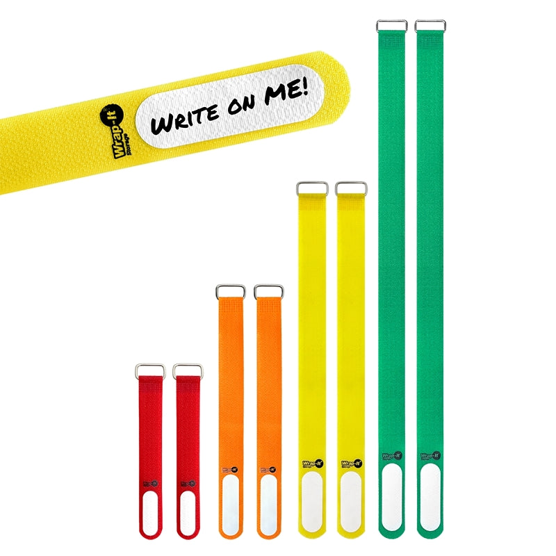 WRAP IT STORAGE Wrap-It Storage 208-ASST Cinch Strap Storage Strap Set, Assorted AUTOMOTIVE WRAP IT STORAGE