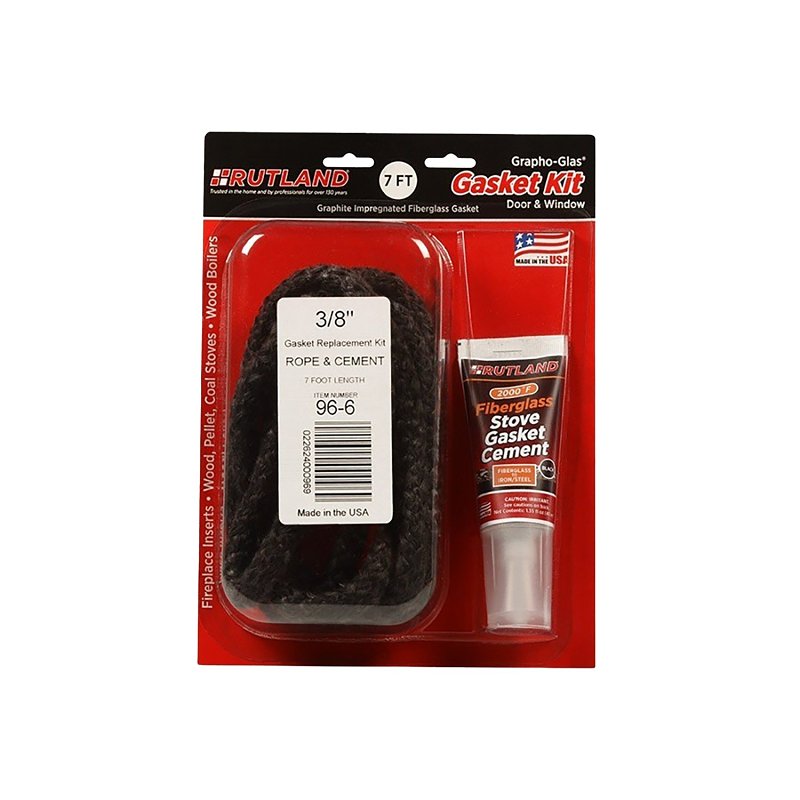 SELKIRK Rutland 96-6 Stove Gasket Kit, 10-1/2 in L, 7-3/4 in W