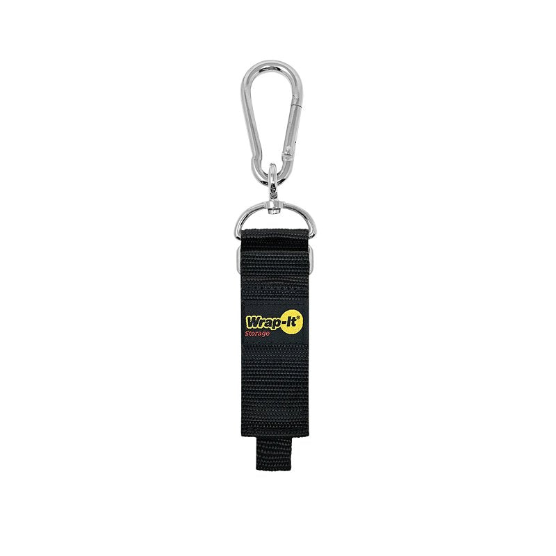 WRAP IT STORAGE Wrap-It Storage Hook 'n Hang 100-HNH-12BL Storage Strap, 1-1/2 in W, 12 in L, Black AUTOMOTIVE WRAP IT STORAGE