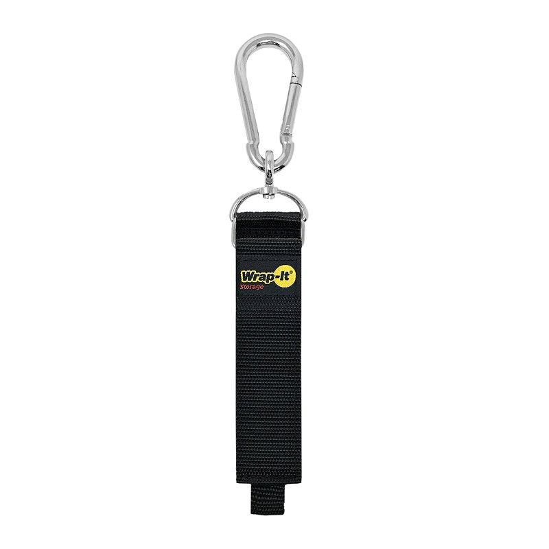 WRAP IT STORAGE Wrap-It Storage Hook 'n Hang 100-HNH-18BL Storage Strap, 1-1/2 in W, 18 in L, Black ELECTRICAL WRAP IT STORAGE