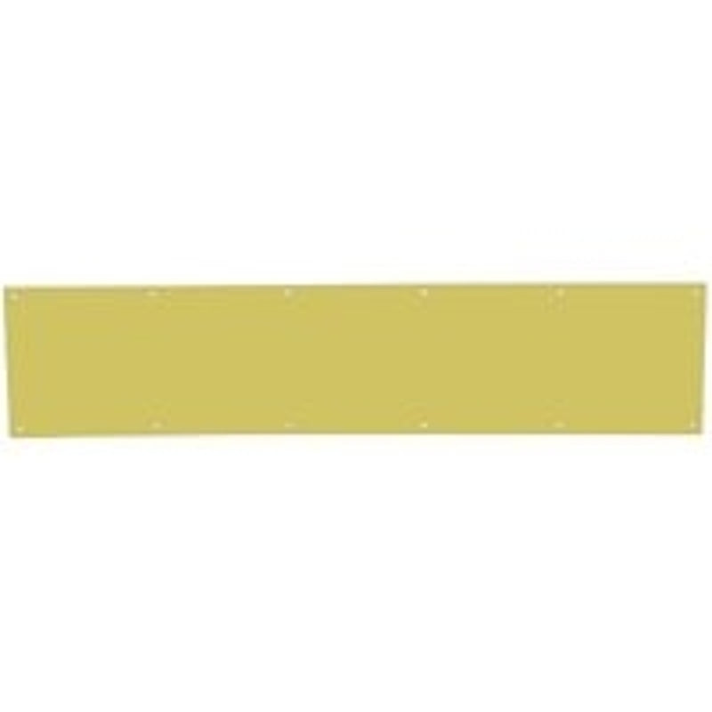 SCHLAGE BUILDERS HARDWARE Schlage SC8400B-716 6X30 Kick Plate, 30 in L, 6 in W, Brass, Aged Bronze