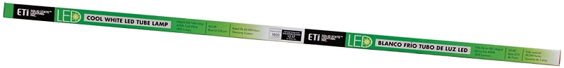 ETI ETI T8BP-4-12-840-MV-DE LED Tube Light Bulb, Linear, T8 Lamp, G13 Lamp Base, Frosted, White Light, 4000 K Color Temp