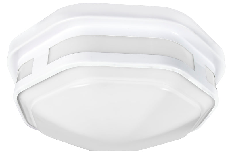 ETI ETI Color Preference Series FME-10-802-MV-N-N-W Hexagon Lighting, 120 VAC, LED Lamp, 830 Lumens Lumens, White Fixture ELECTRICAL ETI