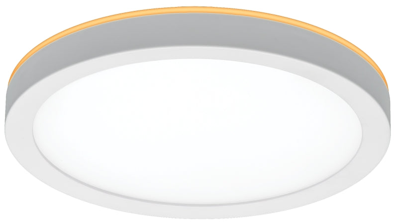 ETI ETI LowPro Series 56568114 Ceiling Light with Nightlight, 120 V, 12 W, Integrated LED Lamp, 800 Lumens, White Fixture ELECTRICAL ETI