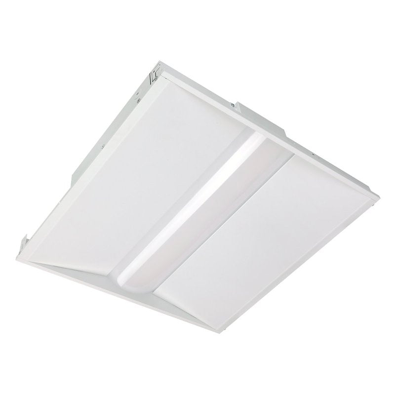 ETI ETI Boost Center Basket Series 64701301 Troffer, 120/277 V, 15, 19, 24, 29 W, LED Lamp, 4350 Lumens, Steel Fixture