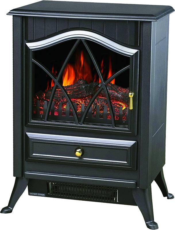 COMFORT GLOW Comfort Glow ES4215 Electric Stove, 120 V, Thermostat Control, Black