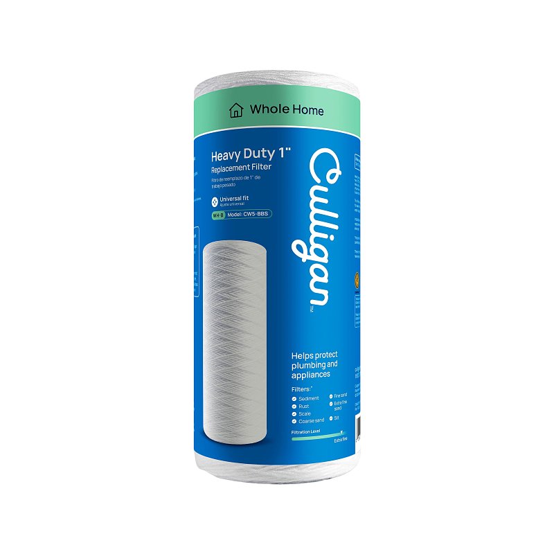CULLIGAN SALES Culligan CW5-BBS Water Filter Cartridge, 5 um Filter, Polypropylene Wound Filter Media