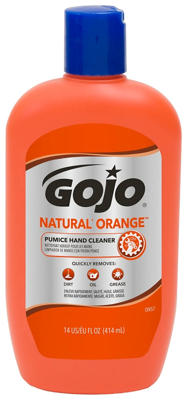 GOJO Gojo 0957-12 Hand Cleaner, Liquid, Citrus, 14 oz Squeeze Bottle AUTOMOTIVE GOJO