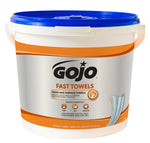 GOJO Gojo 6299-02 Fast Towel, 10 in L, 9 in W, Clear/Light Yellow AUTOMOTIVE GOJO