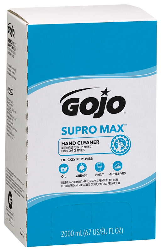 GOJO Gojo 7272-04 Hand Cleaner, Liquid, Tan, Pleasant, 2000 mL, Refill