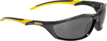 DEWALT DEWALT DPG96-2C Safety Glasses, Smoke Lens, Black/Yellow Frame, Hard-Coated Lens, Polycarbonate Lens, Full Frame