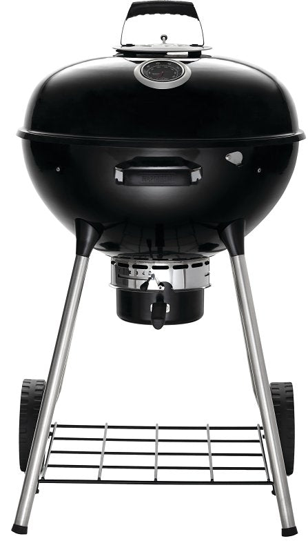 NAPOLEON GRILLS, WOLF S Napoleon Premium 22 NK22K-LEG-3 Charcoal Kettle Grill, 21.5 sq-in Primary Cooking Surface, Black OUTDOOR LIVING & POWER EQUIPMENT NAPOLEON GRILLS, WOLF S