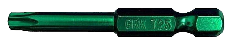 GRK FASTENERS GRK Fasteners 86443 Drive Bit, T25 Drive, Star Drive, 2 in L, 25/BX