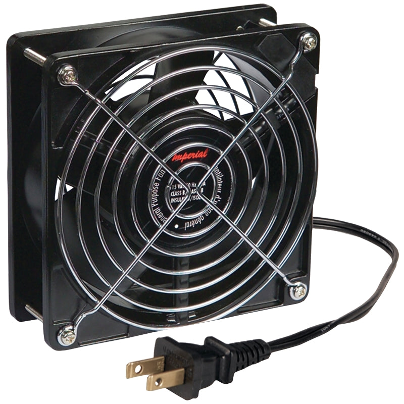 IMPERIAL Imperial KK0151 Circulating Fan, 110 V, 3000 rpm Speed, Black OUTDOOR LIVING & POWER EQUIPMENT IMPERIAL