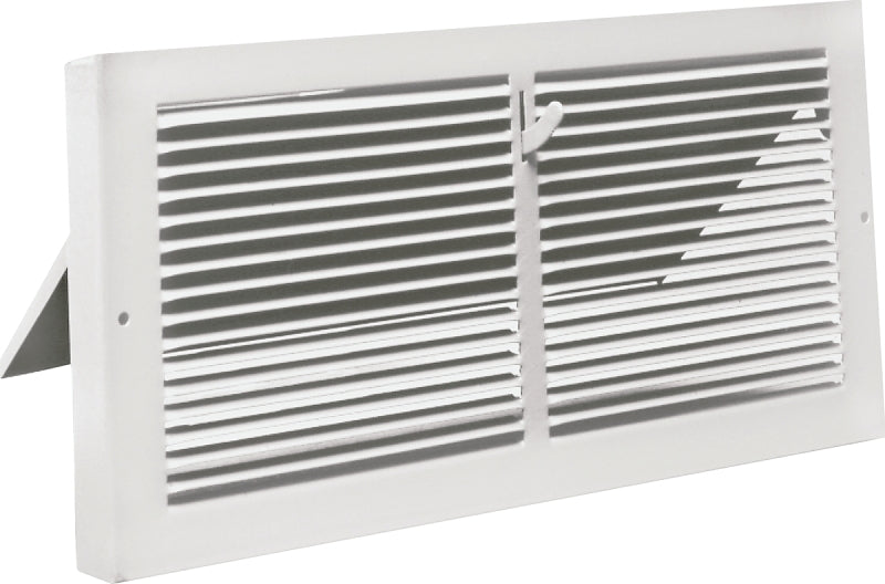 IMPERIAL Imperial RG0111 Baseboard Register, 20 deg Air Deflection, Steel, White PLUMBING, HEATING & VENTILATION IMPERIAL
