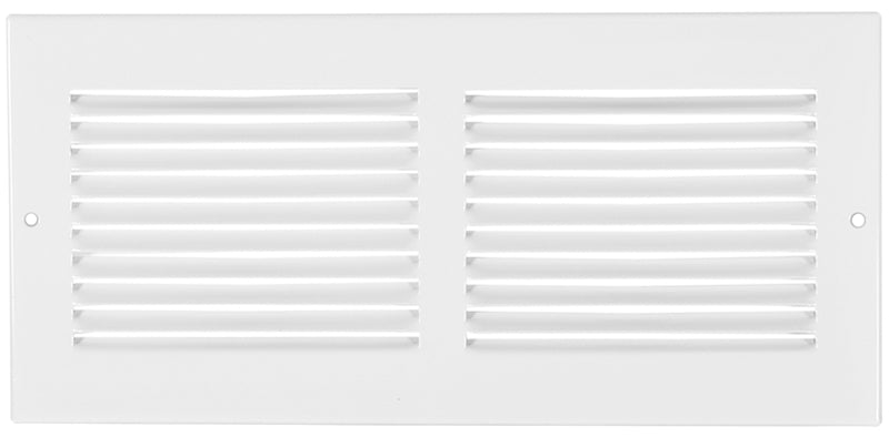 IMPERIAL Imperial RG0368 Sidewall Grille, 12 in L, 12 in W, Steel, White PLUMBING, HEATING & VENTILATION IMPERIAL