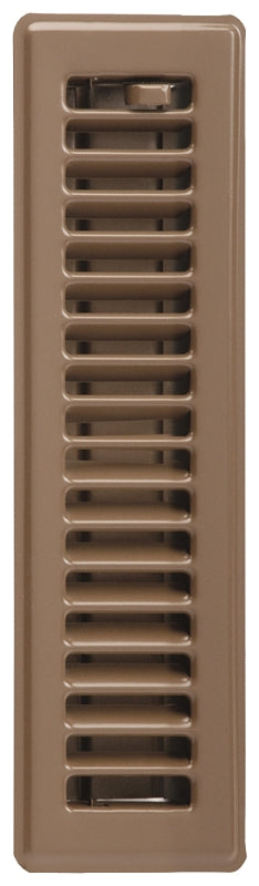 IMPERIAL Imperial RG1998 Standard Floor Register, 11-3/4 in W Duct Opening, 2 in H Duct Opening, 3-1/2 in L, 11-1/4 in W, Steel PLUMBING, HEATING & VENTILATION IMPERIAL