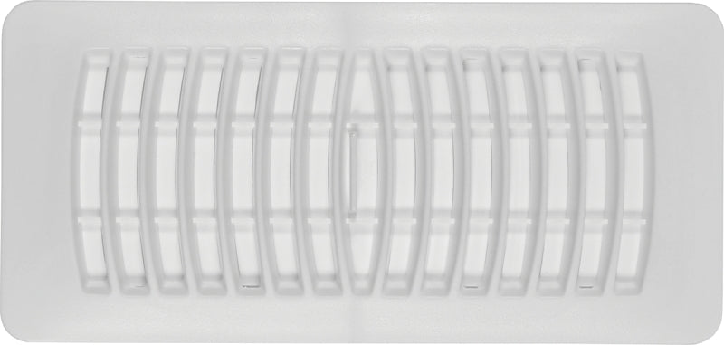 IMPERIAL Imperial RG1449 Floor Register, 12 in W Duct Opening, 2-1/4 in H Duct Opening, Polystyrene, White PLUMBING, HEATING & VENTILATION IMPERIAL
