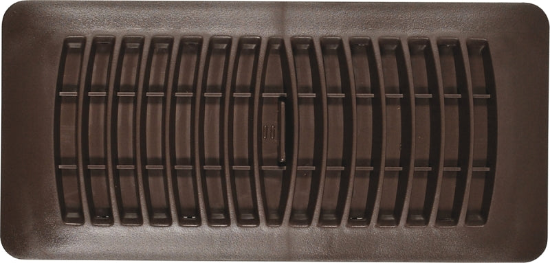 IMPERIAL Imperial RG1451 Floor Register, 12 in W Duct Opening, 2-1/4 in H Duct Opening, Polystyrene, Brown PLUMBING, HEATING & VENTILATION IMPERIAL