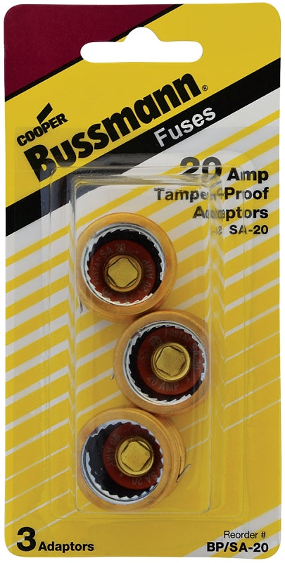 BUSSMANN Bussmann BP/SA-20 Fuse Adapter, For: S-20 Fuse ELECTRICAL BUSSMANN