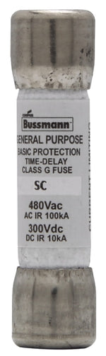 BUSSMANN Bussmann BP/SC-30 Fuse, 30 A, 480 V, Glass Body, Cartridge, Electronic Fuse ELECTRICAL BUSSMANN
