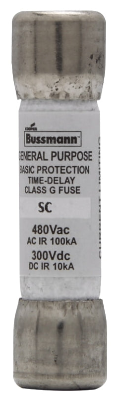 BUSSMANN Bussmann BP/SC-30 Fuse, 30 A, 480 V, Glass Body, Cartridge, Electronic Fuse ELECTRICAL BUSSMANN